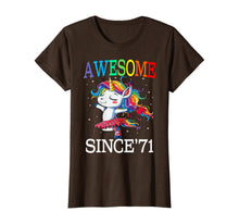 Load image into Gallery viewer, Unicorn 49th Birthday Gift Rainbow 1971 49 Years Old T-Shirt