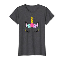 Load image into Gallery viewer, Unicorn Face Birthday T-Shirt
