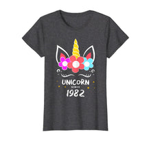 Load image into Gallery viewer, 37th Womens 1982 Unicorn Birthday Shirt