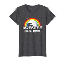 Load image into Gallery viewer, Rainbow Unicorn 30th birthday gift 30 Birthday T-Shirt