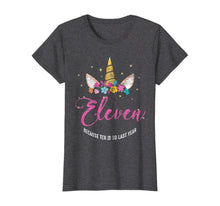 Load image into Gallery viewer, 11 Years Old Birthday Girl Gifts Unicorn 11th Birthday T-Shirt