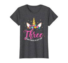 Load image into Gallery viewer, 3 Years Old Birthday Girl Gifts Unicorn 3rd Birthday T-Shirt