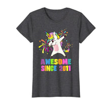 Load image into Gallery viewer, 9 Years Old 9th Birthday Awesome Since 2011 Unicorn T-Shirt