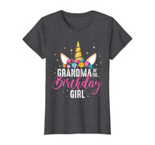 Load image into Gallery viewer, Grandma Of The Birthday Girl Grandma Gift Unicorn Birthday T-Shirt