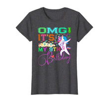 Load image into Gallery viewer, Emoji Unicorn Birthday TShirt For Girls 9 Years Old OMG