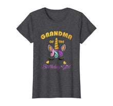 Load image into Gallery viewer, Grandma of the Unicorn Birthday Girl T-Shirt Family Gift Tee