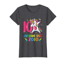 Load image into Gallery viewer, 10 Years Old 10th Birthday Unicorn Dabbing Party T-Shirt