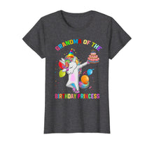 Load image into Gallery viewer, Womens Grandma of the Birthday Princess Unicorn Outfit T-Shirt