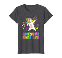 Load image into Gallery viewer, 10 Years Old 10th Birthday Awesome Since 2010 Unicorn T-Shirt
