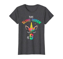 Load image into Gallery viewer, This Slime Queen Is 9-9th Birthday Girl Unicorn and Slime T-Shirt