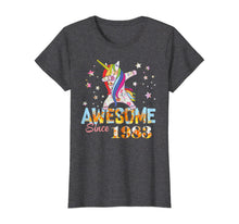Load image into Gallery viewer, Dabbing Unicorn Awesome since 1983 36th Birthday Gift 36 yrs