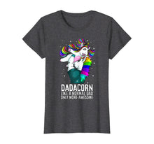 Load image into Gallery viewer, Dadacorn Dad Only More Awesome Mens Unicorn Birthday Gift T-Shirt