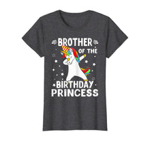 Load image into Gallery viewer, Dabbing Unicorn Brother Of The Birthday Princess Funny T-Shirt