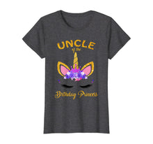 Load image into Gallery viewer, Uncle Of The Birthday Princess Unicorn Matching Family Shirt