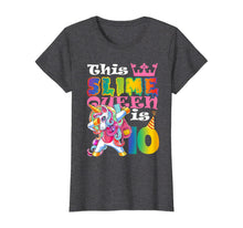 Load image into Gallery viewer, Girl Slime Queen 10 10th Birthday Unicorn T Shirt Gift