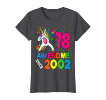 Load image into Gallery viewer, 18th Birthday Dabbing Unicorn Party Gift 18 Years Old Girl T-Shirt
