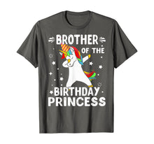 Load image into Gallery viewer, Dabbing Unicorn Brother Of The Birthday Princess Funny T-Shirt