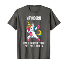 Load image into Gallery viewer, Unicorn Yaya Girl Birthday Party Apparel Greek YayaCorn Cute T-Shirt