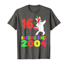 Load image into Gallery viewer, 16th Birthday Gifts 16 Yrs Old Unicorn Dabbing Tee Kid Party T-Shirt