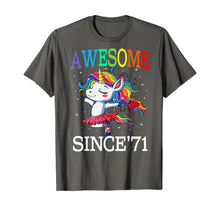 Load image into Gallery viewer, Unicorn 49th Birthday Gift Rainbow 1971 49 Years Old T-Shirt
