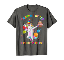 Load image into Gallery viewer, Womens Grandma of the Birthday Princess Unicorn Outfit T-Shirt