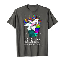 Load image into Gallery viewer, Dadacorn Dad Only More Awesome Mens Unicorn Birthday Gift T-Shirt