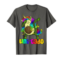 Load image into Gallery viewer, Uni Cado Dabbing Unicorn Avocado Rainbow Girl Birthday Gift T-Shirt