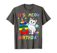 Load image into Gallery viewer, 6th Birthday Unicorn Cat 6 Years Old Caticorn Kittycorn Tee