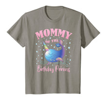 Load image into Gallery viewer, Mommy Of The Birthday Princess Girl Unicorn Narwhal B-day T-Shirt