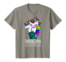 Load image into Gallery viewer, Dadacorn Dad Only More Awesome Mens Unicorn Birthday Gift T-Shirt