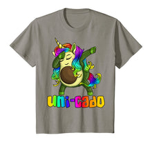 Load image into Gallery viewer, Uni Cado Dabbing Unicorn Avocado Rainbow Girl Birthday Gift T-Shirt