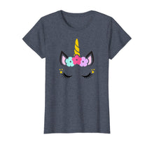 Load image into Gallery viewer, Unicorn Face Birthday T-Shirt
