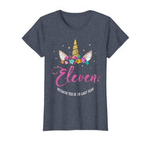 Load image into Gallery viewer, 11 Years Old Birthday Girl Gifts Unicorn 11th Birthday T-Shirt