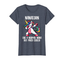 Load image into Gallery viewer, Unicorn Nana Girl Birthday Party Apparel, NanaCorn Cute T-Shirt