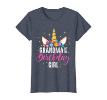 Load image into Gallery viewer, Grandma Of The Birthday Girl Grandma Gift Unicorn Birthday T-Shirt
