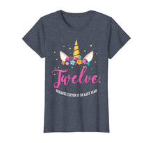 Load image into Gallery viewer, 12 Years Old Birthday Girl Gifts Unicorn 12th Birthday T-Shirt