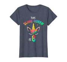 Load image into Gallery viewer, This Slime Queen Is 8-8th Birthday Girl Unicorn and Slime T-Shirt