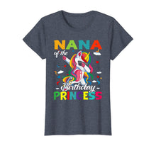 Load image into Gallery viewer, Nana Of The Birthday Princess Dabbing Unicorn Gifts T-Shirt