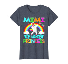 Load image into Gallery viewer, Mimi Of The Birthday Princess T-Shirt Dabbing Unicorn Gift T-Shirt