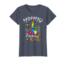 Load image into Gallery viewer, Unicorn Mommy of the 2nd Birthday Girl Matching Family T-Shirt