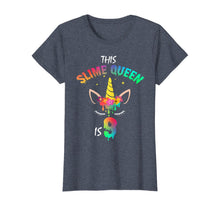 Load image into Gallery viewer, This Slime Queen Is 9-9th Birthday Girl Unicorn and Slime T-Shirt