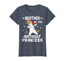 Load image into Gallery viewer, Dabbing Unicorn Brother Of The Birthday Princess Funny T-Shirt