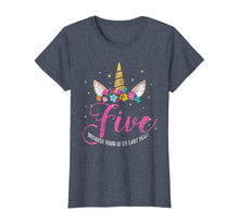 Load image into Gallery viewer, 5 Years Old Birthday Girl Gifts Unicorn 5th Birthday T-Shirt