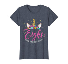 Load image into Gallery viewer, 8 Years Old Birthday Girl Gifts Unicorn 8th Birthday T-Shirt