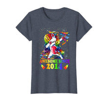 Load image into Gallery viewer, Awesome Since 2014 6th Birthday Unicorn Dabbing Girl Party T-Shirt