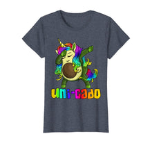 Load image into Gallery viewer, Uni Cado Dabbing Unicorn Avocado Rainbow Girl Birthday Gift T-Shirt