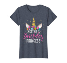 Load image into Gallery viewer, Sister Of The Birthday Princess Gifts Unicorn Birthday T-Shirt