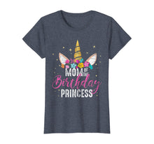 Load image into Gallery viewer, Mom Of The Birthday Princess Mother Gifts Unicorn Birthday T-Shirt