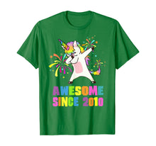 Load image into Gallery viewer, 10 Years Old 10th Birthday Awesome Since 2010 Unicorn T-Shirt