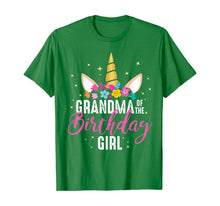 Load image into Gallery viewer, Grandma Of The Birthday Girl Grandma Gift Unicorn Birthday T-Shirt